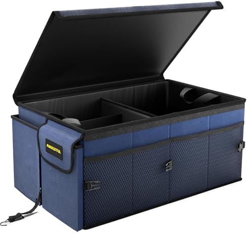 MIKKUPPA Trunk Organizer with Lid - 65L Collapsible Car - Product Imagery