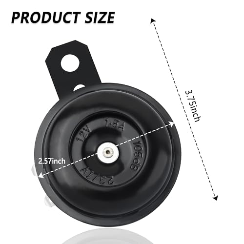 Motorcycle Horn Speaker,12V 105db Super Loud Car Mini Air Horn - Product Imagery