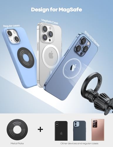 Lamicall for MagSafe Car Mount Vent 20 Super Magnets Accessories - Product Imagery