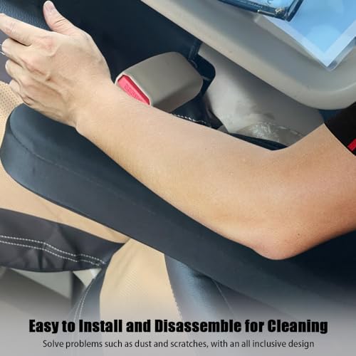 2PC Car Front Seat Armrest Covers,Universal Size Seat Arm Rest - Product Imagery