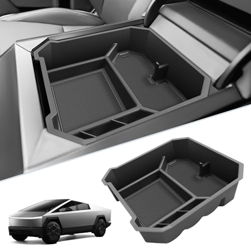 SKTU 2024 2025 2026 Tesla Cybertruck Center Console Organizer - Product Imagery