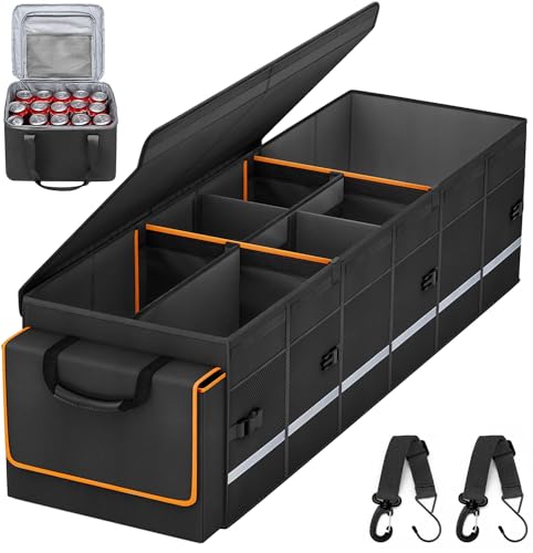 Car Trunk Organizer and Storage with Lid & Removable Leakproof - Product Imagery