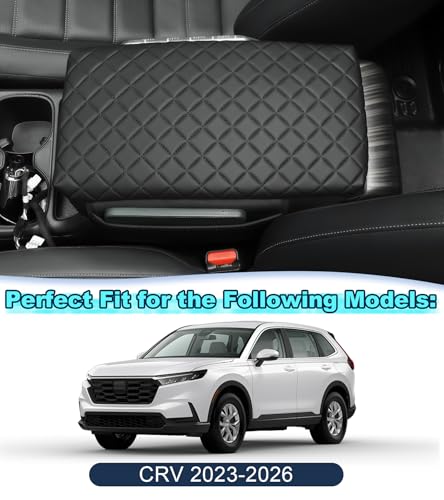 Center Console Armrest Cover for Honda CRV 2023-2026 Accessories - Product Imagery