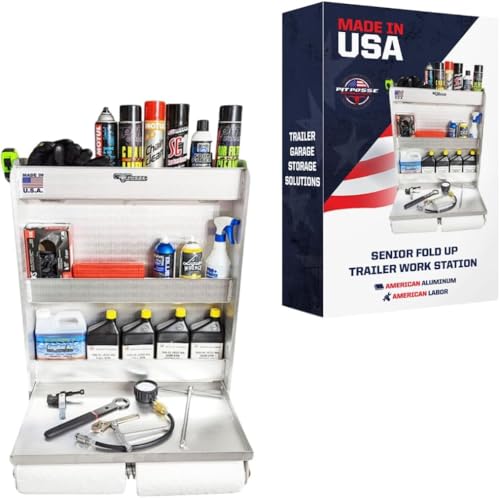Pit Posse 445 Trailer Door Cabinet Organizer Senior Work Station - Product Imagery