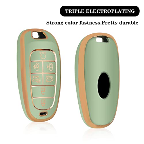 MILD EAST For Hyundai Key fob Cover with Keychain - Product Imagery