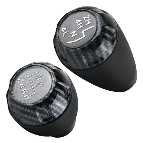 APPERFiT Shift Shifter Knob Set (Carbon Fiber) for Manual - Product Imagery
