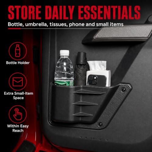 Mabett Rear Door Pockets Storage Set for 2021-2026 Ford Bronco - Product Imagery