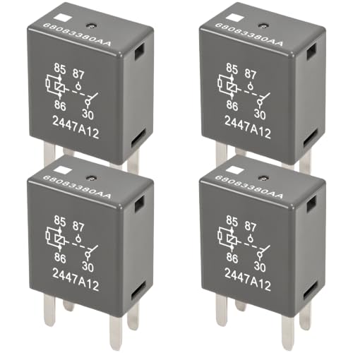 Relay 68083380AA (Set of 4) 12VDC 35A, 4 Pins SPST Automotive - Product Imagery