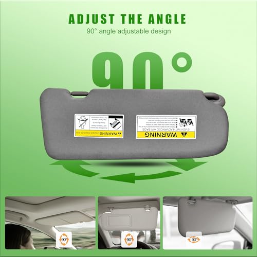 Left Driver Side Sun Visor for Honda CRV 2017 2018 2019 2020 - Product Imagery