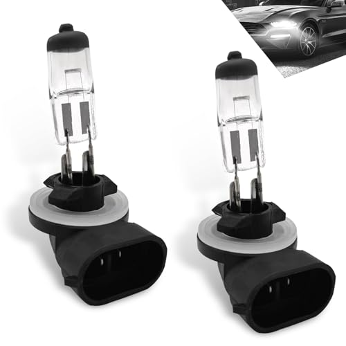 2 PCS Car 881-27W Halogen Bulb, 12V Super Penetrating Quartz - Product Imagery