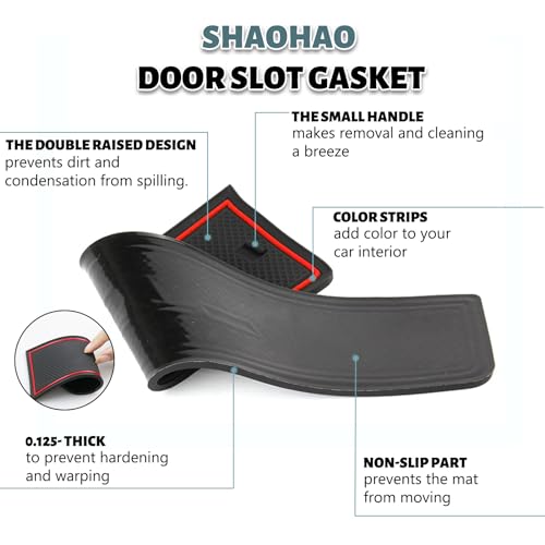 SHAOHAO for 2026 Hyundai Palisade Door Slot Mats Fit for 2026 - Product Imagery
