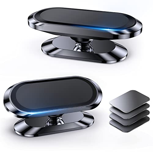 【2-Pack】 Magnetic Phone Holder for Car Dash【Strong Magnet】 - Product Imagery