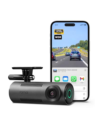 70mai Dash Cam M310, Dash Camera for Cars 1296P QHD, Smart Dash - Product Imagery