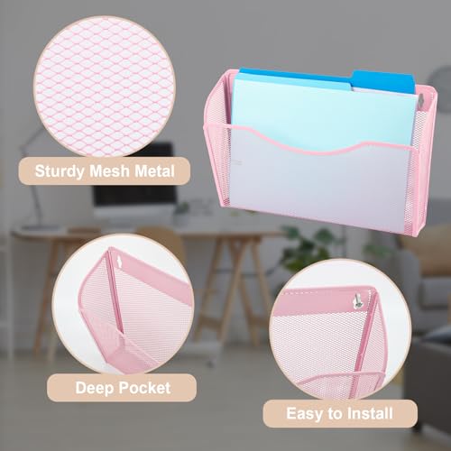 EASEPRES 3 Single Pocket Mesh Hanging File Organizer, Vertical - Product Imagery