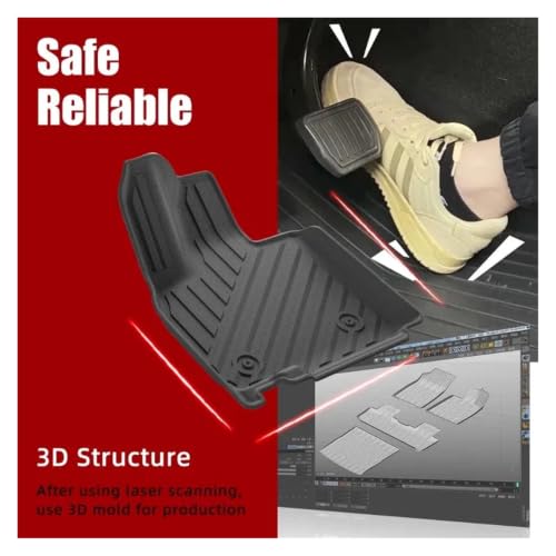 Arrivals Full Coverage Trunk Mat Compatible with Chery Fulwin T9 - Product Imagery