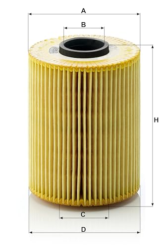 Mann Filter HU 926/4 x Cartridge Oil Filter Replacement with Oil - Product Imagery