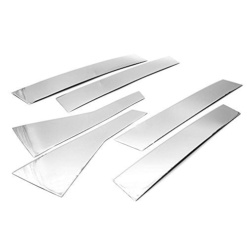 Sizver Polished Stainless Steel Pillar Posts Accent Covers For - Product Imagery