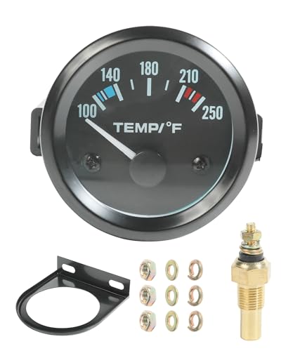 Water Temp Gauge,2" 52mm Water Temp Gauge,100-250℉ Temperature - Product Imagery