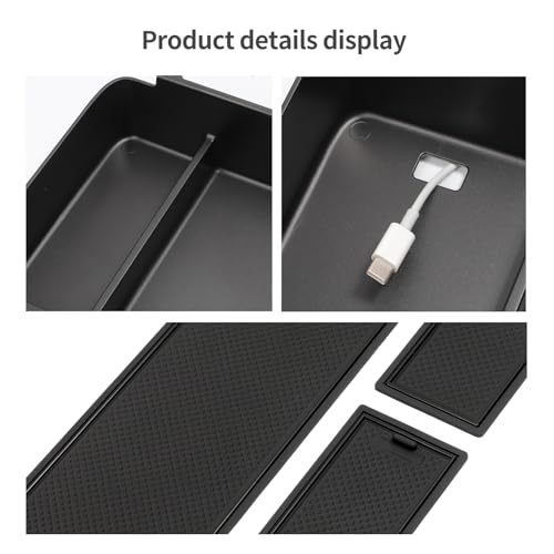 smabee Center Console Organizer for Hyundai Santa Fe 2024 2025 - Product Imagery