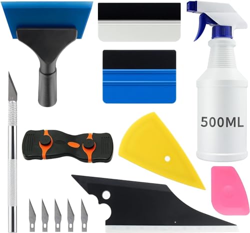 9 Pcs Vehicle Car Window Tint Application Tools Kit Glass - Product Imagery