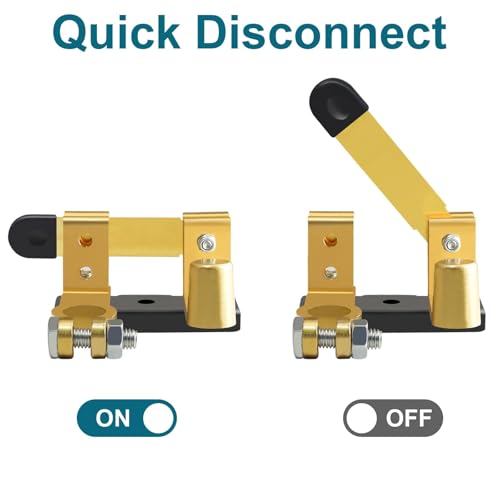 Battery Disconnect Switch, Top Post Knife Blade Master Switch, - Product Imagery