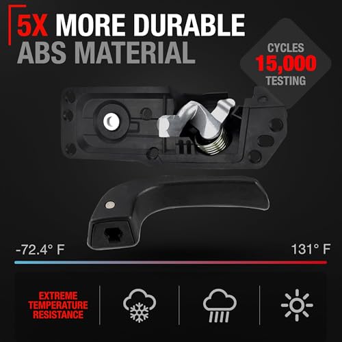 T1A Interior Front Driver Door Handle - Compatible with - Product Imagery