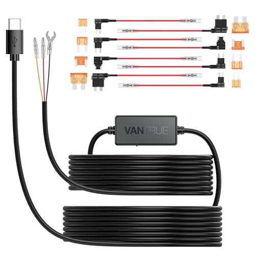 Vantrue 11.5ft USB-C Hardwire Kit, Compatible with All Vantrue - Product Imagery