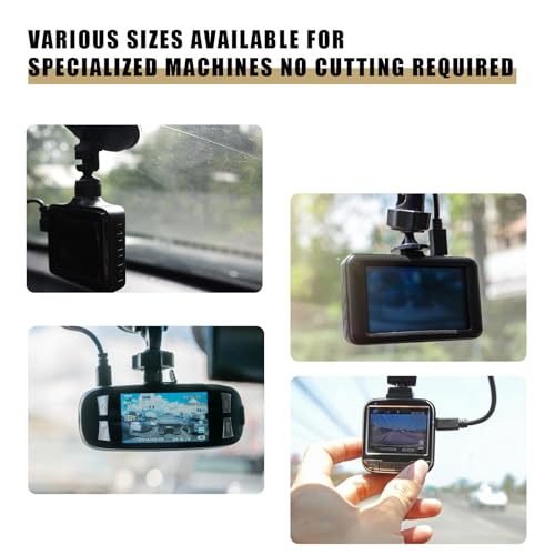 8Pcs Dashcam Windshield Sticke Clear Electrostatic Stickers - Product Imagery