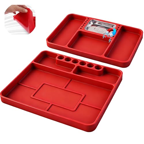 SEDY Premium Silicone Tool Tray, Automotive Non-Slip Flexible - Product Imagery