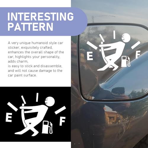 Funny Car Fuel Tank Sticker, High Gas Consumption Fuel Gauge - Product Imagery