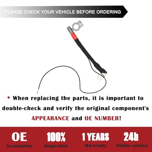 Positive Battery Cables Connector Wire,Compatible with 2013-2019 - Product Imagery