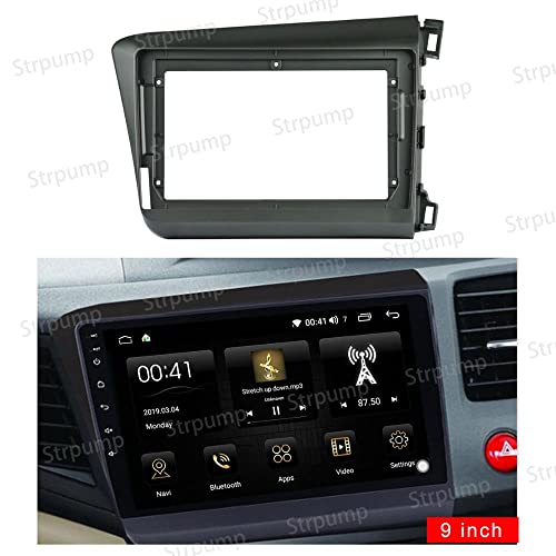 9'' Car Radio Stereo Dash Frame Fascia Bezel Panel Compatible - Product Imagery