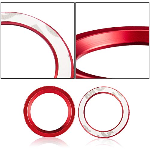 TOMALL Aluminum Engine Start Stop Push Button Cover Trim - Product Imagery