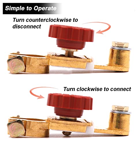 Top Post Battery Disconnect Switch - Quick Disconnect Battery - Product Imagery