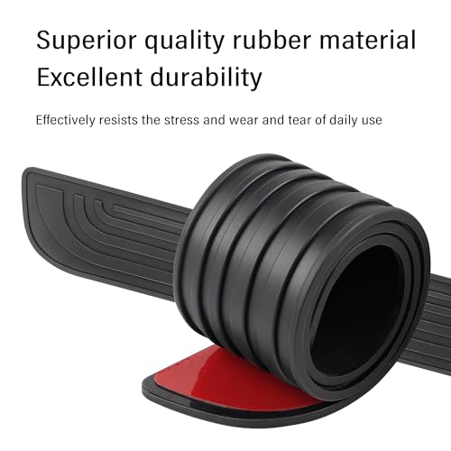4PCS Car Door Sill Protector,Anti-Scratch Rubber Car Door - Product Imagery