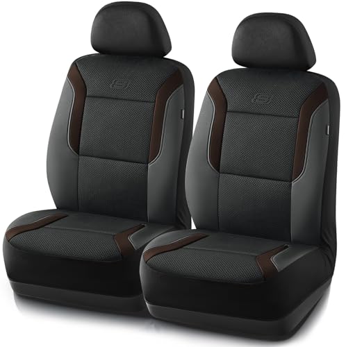Skechers Memory Foam Car Seat Covers, Air Cool Mesh Thick Seat - Product Imagery
