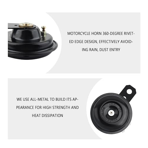 Motorcycle Horn Speaker,12V 105db Super Loud Car Mini Air Horn - Product Imagery