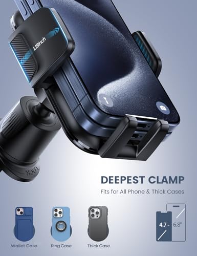 Lamicall 2026 Wider Clamp & Metal Hook Car Phone Holder Vent - Product Imagery