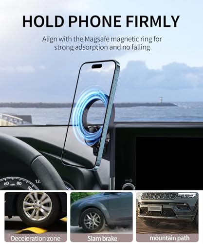 Car Phone Holder for Toyota RAV4 2019-2025 Accessories, 7/8" - Product Imagery