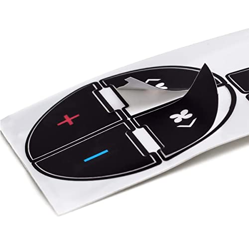 AC Dash Button Sticker Repair Kit, 2PCS 19 Buttons and 2PCS 31 - Product Imagery