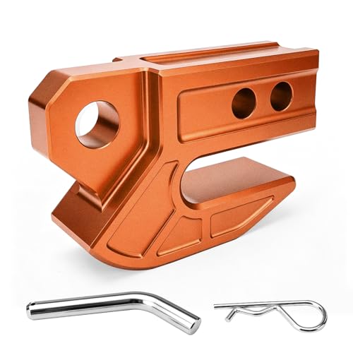2’’ Hitch Skid Plate Protection for Off-Road Trucks, Orange - Product Imagery