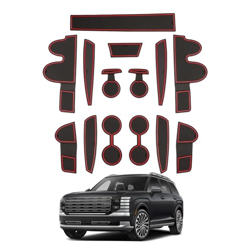 SHAOHAO for 2026 Hyundai Palisade Door Slot Mats Fit for 2026 - Product Imagery