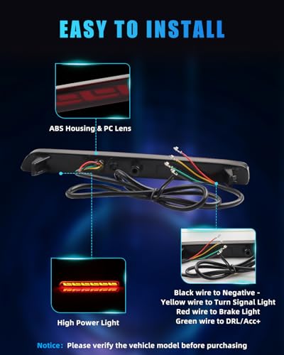 Can-bus Design Sequential Rear Bumper Reflector Brake Tail - Product Imagery