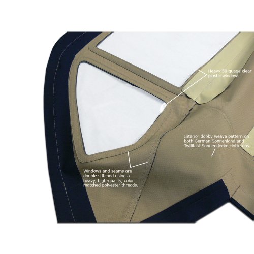 Sierra Auto Tops Convertible Top Replacement for Mercedes - Product Imagery