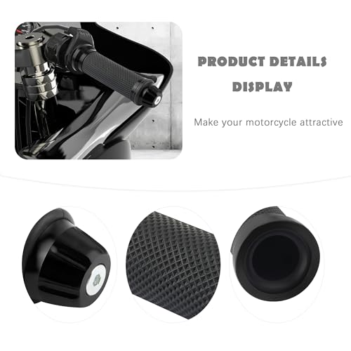 2PCS Motorcycle Handlebar Grips,7/8" & 1" Motorcycle Grips - Product Imagery