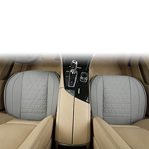 Black Panther 1 Pair Front Bottom Seat Covers Luxury Faux - Product Imagery