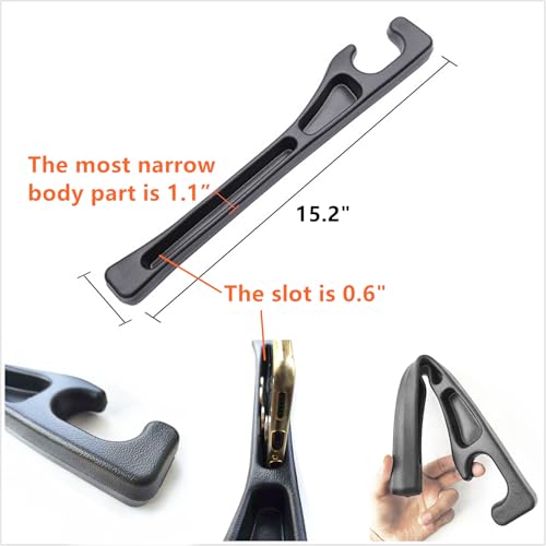 2 Pack Car Seat Gap Filler Stopper/Catcher, No-Drop Guard Insert - Product Imagery