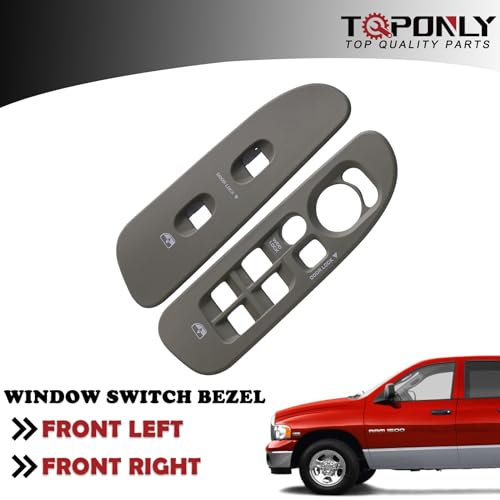 TQPONLY Door Window Switch Bezel,Front Driver and Passenger Side - Product Imagery