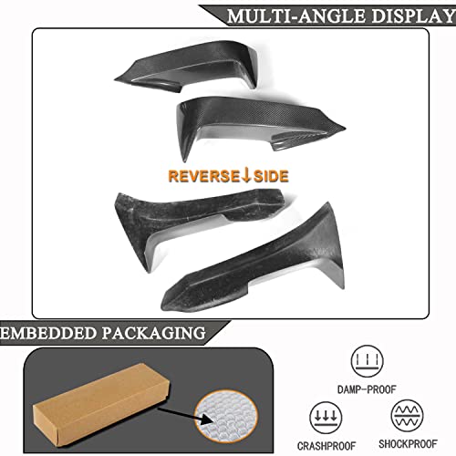 Carbon Fiber Front Splitters for BMW 6 Series F06 F12 F13 M - Product Imagery