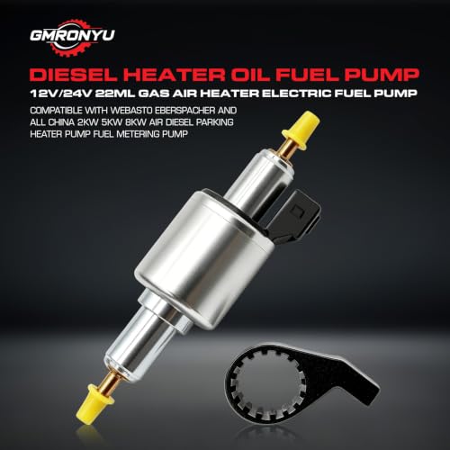 12V/24V 22ML Diesel Heater Fuel Pump, Air Parking Metering Pump - Product Imagery
